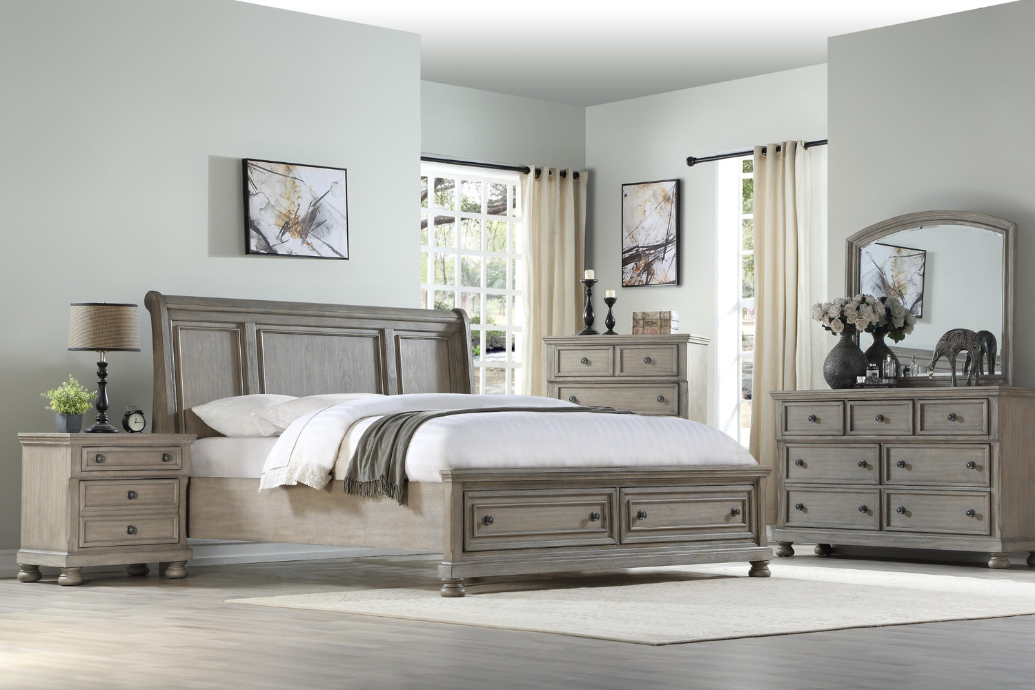 Prescott Bedroom- Grey