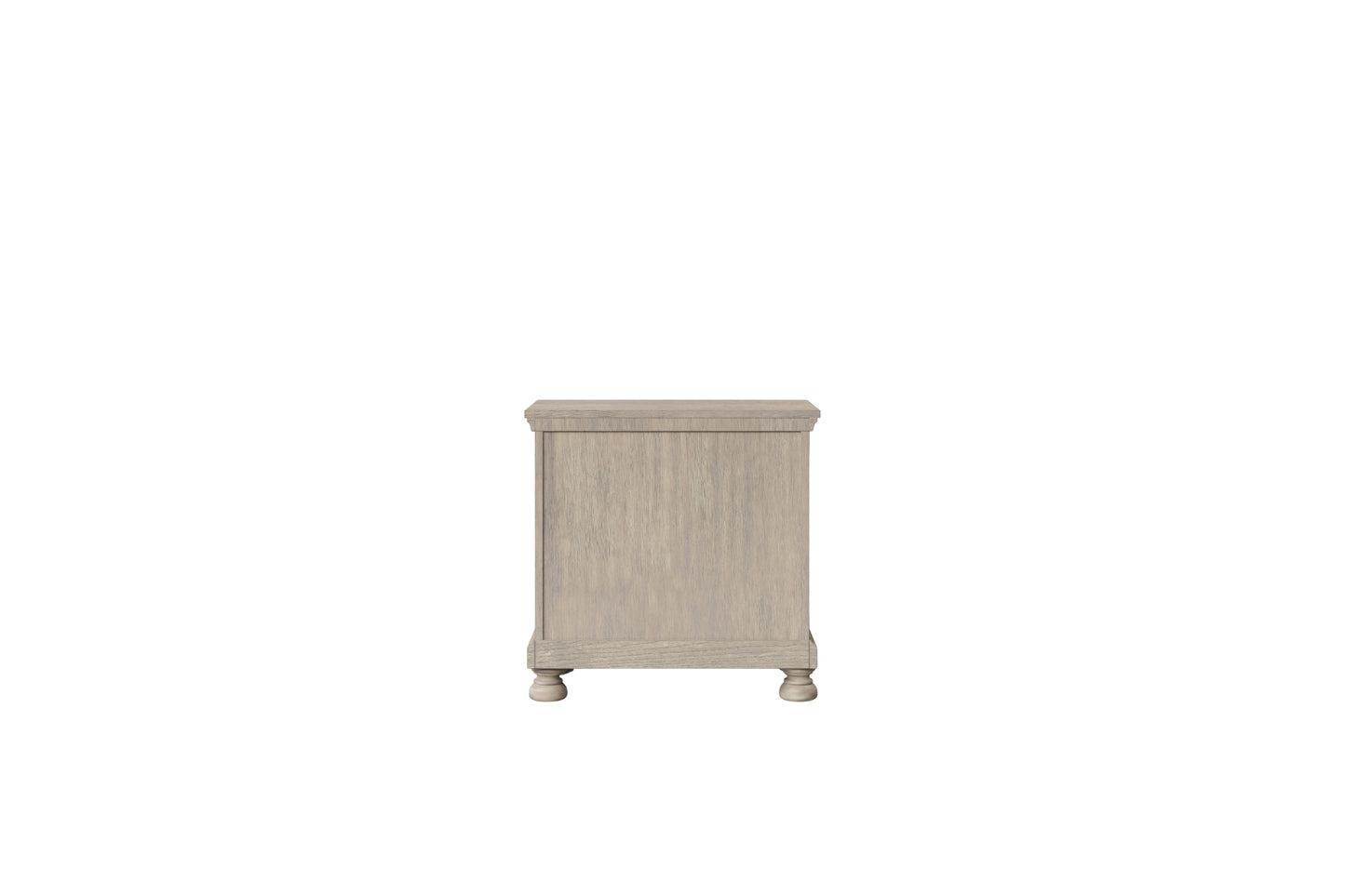 Prescott 2-Drawer Nightstand- Grey