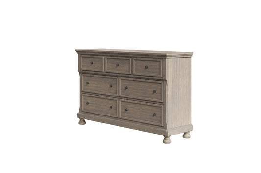 Prescott 7-Drawer Dresser- Grey