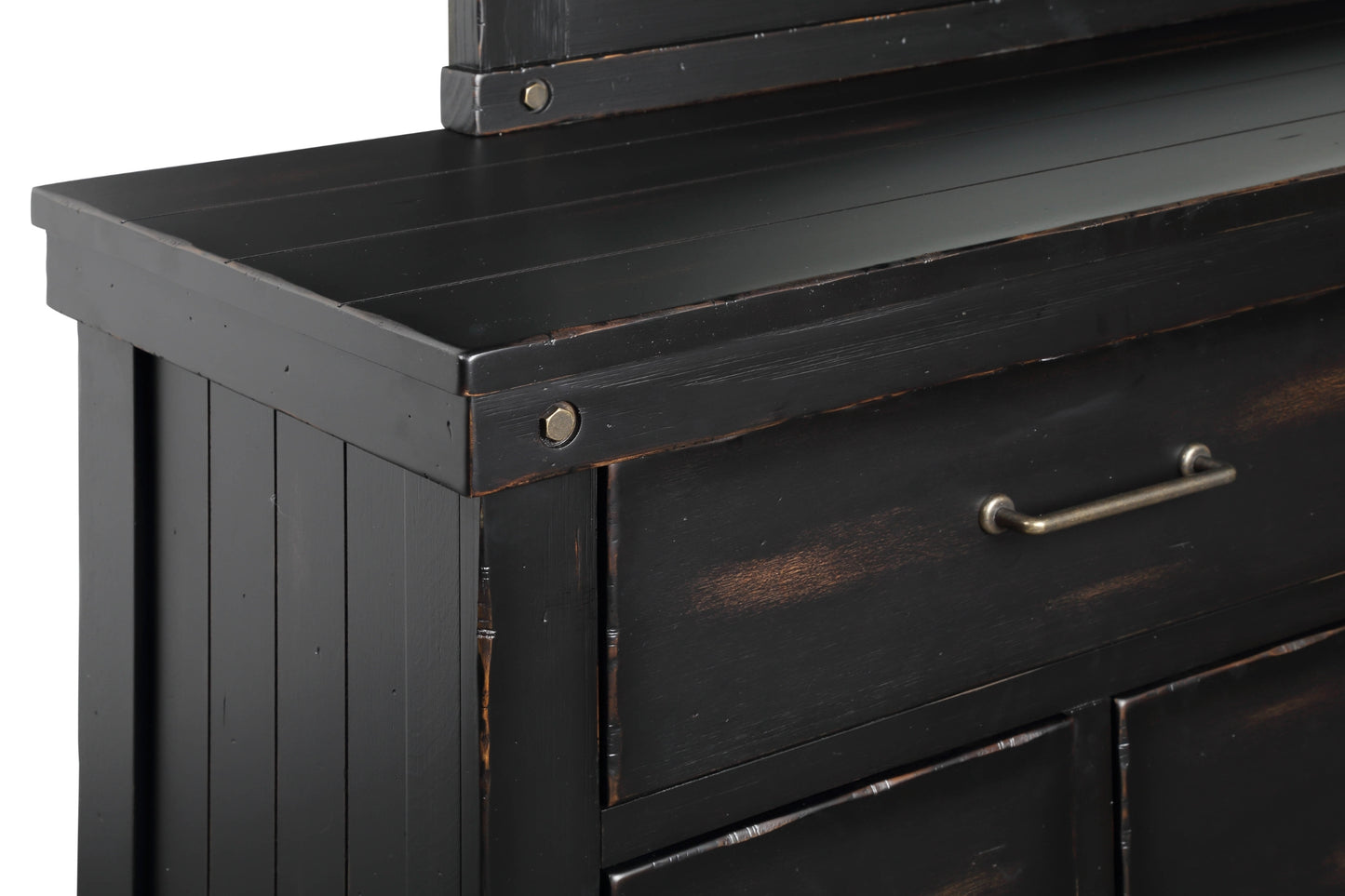 Spruce Creek 7-Drawer Dresser- Black