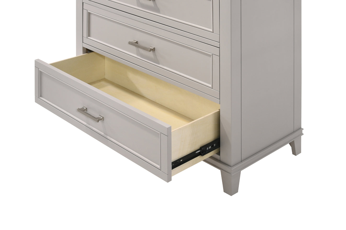 Nova 5-Drawer Chest- Grey