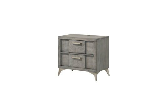 Aries 2-Drawer Nightstand