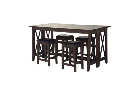 Carmina 5-piece Counter Dining Set