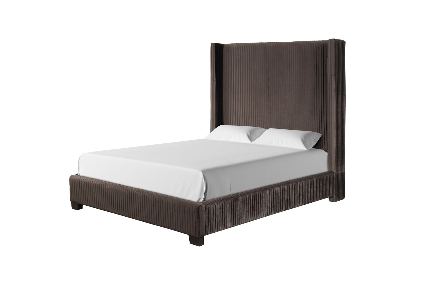 Milo Pleated Upholstered Bed