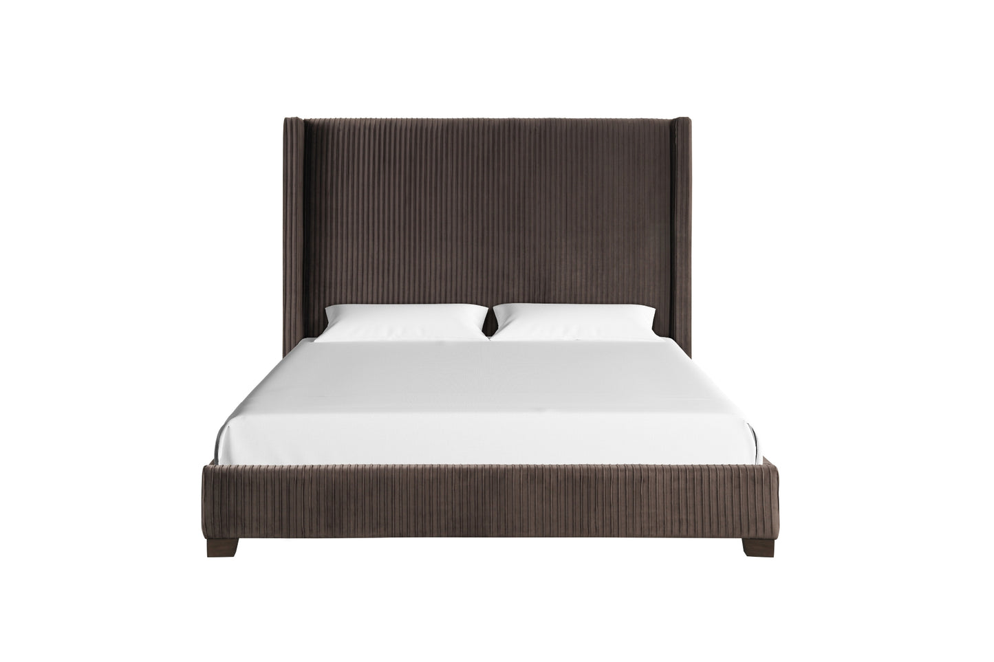 Milo Pleated Upholstered Bed