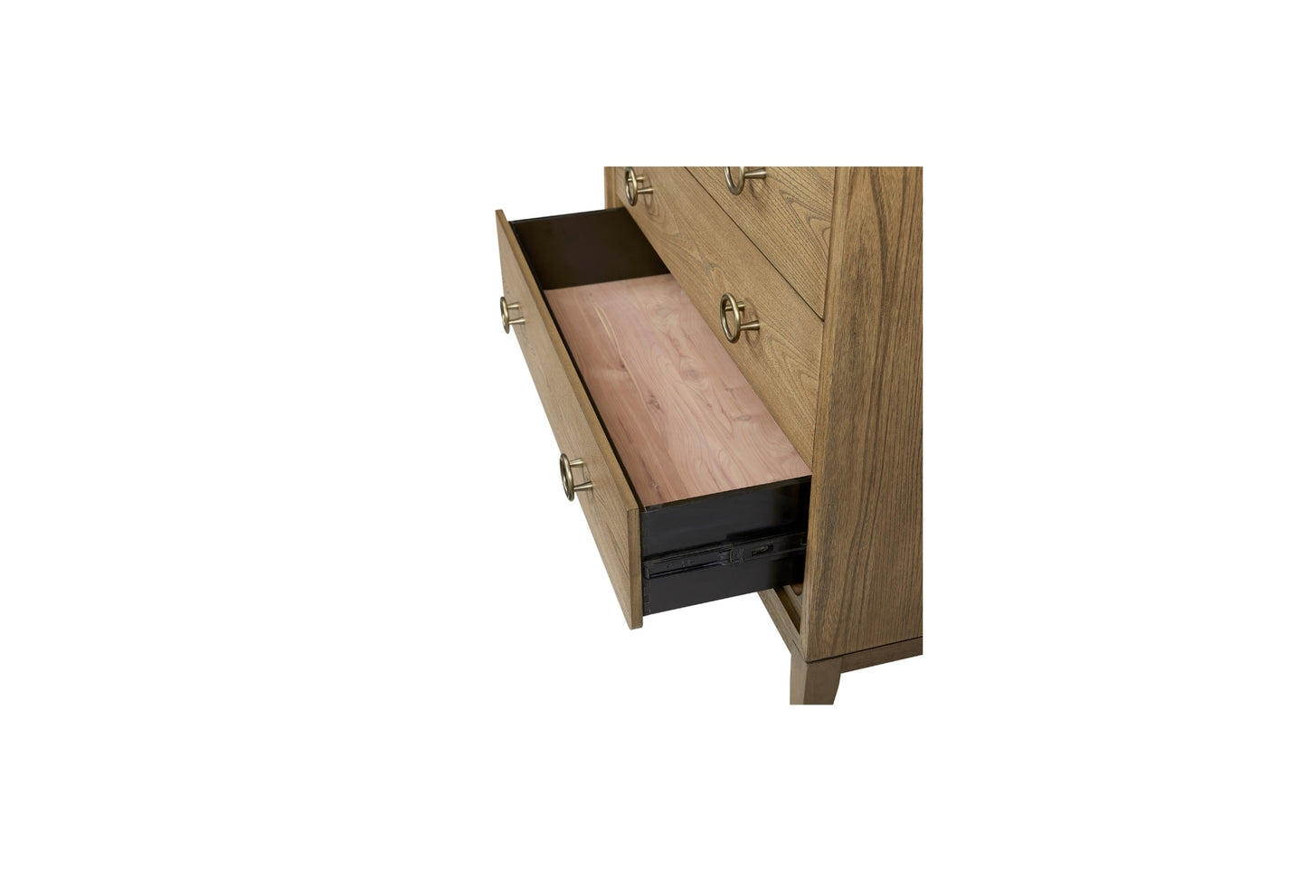 Elure 5-Drawer Chest- Latte