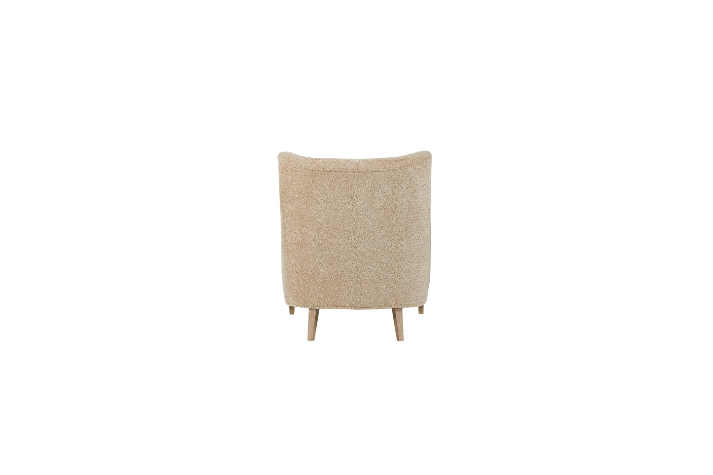 Elure Hi-Back Accent Chair- Caramel