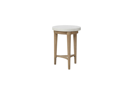 Citrus Heights Chairside Table with Cement Top