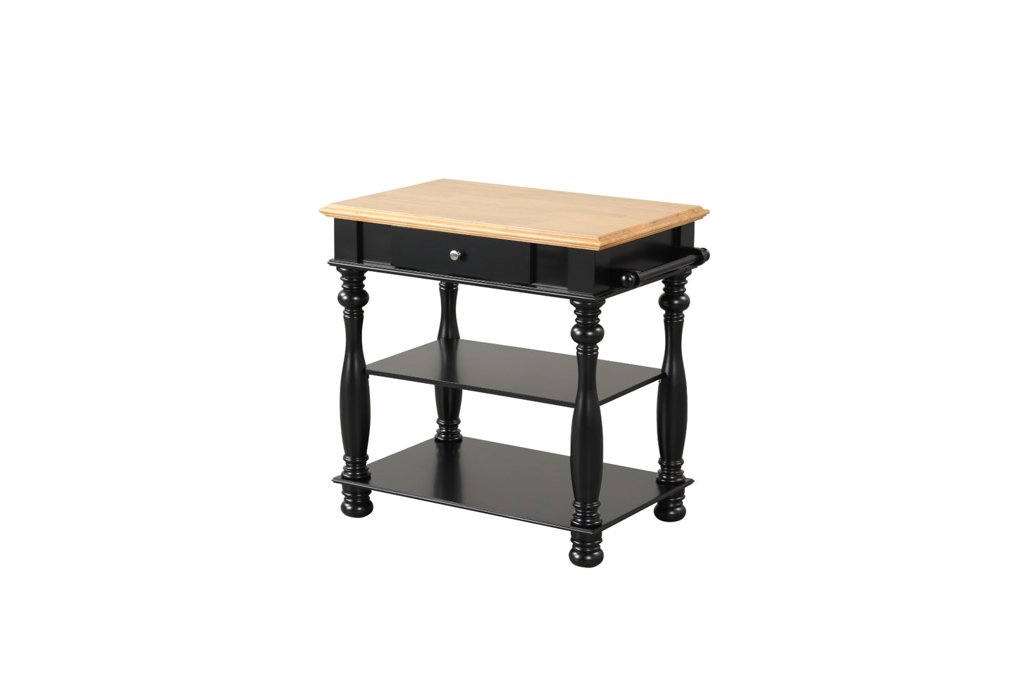 Avondale Kitchen Island- Black