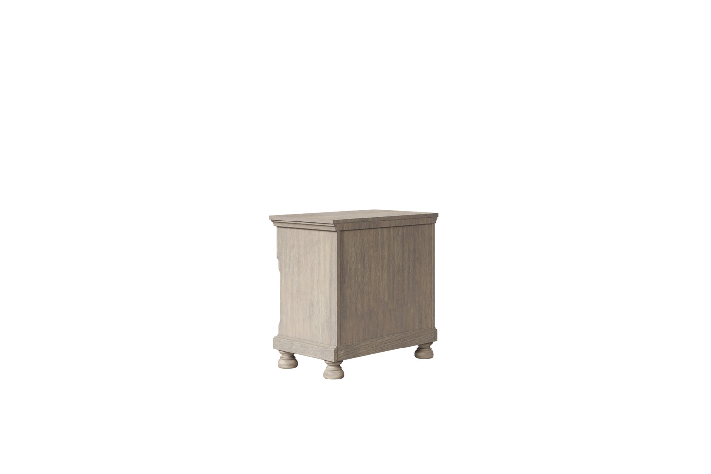 Prescott 2-Drawer Nightstand- Grey