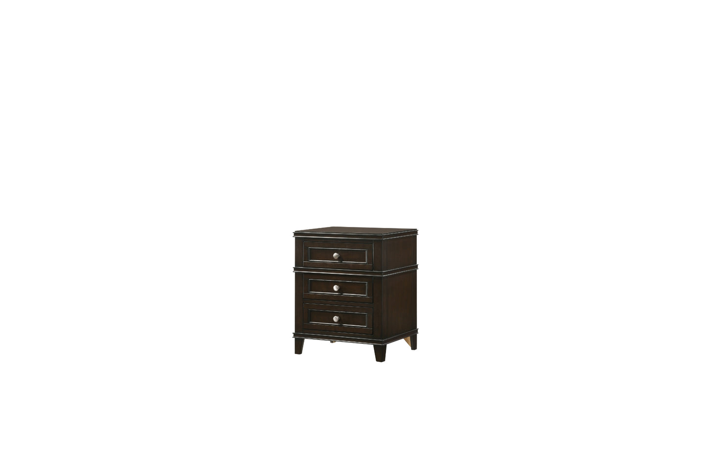 Nova 3-Drawer Nightstand- Cherry