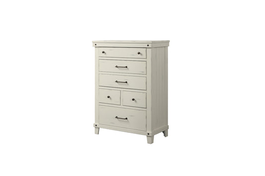 Spruce Creek 6-Drawer Chest- White