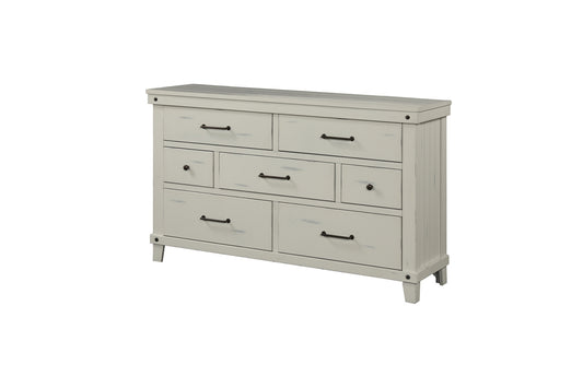 Spruce Creek 7-Drawer Dresser- White