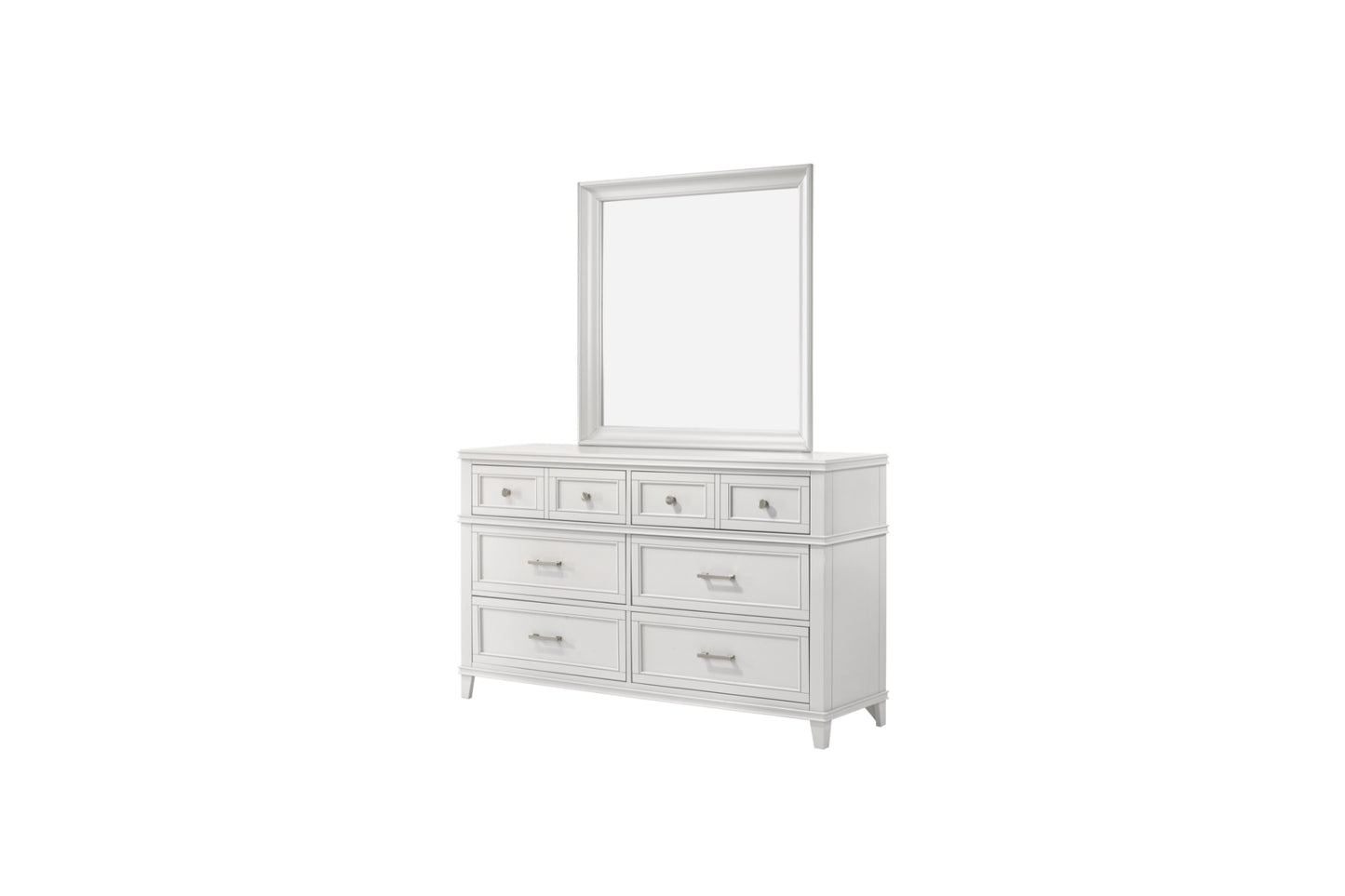 Nova 6-Drawer Dresser- White