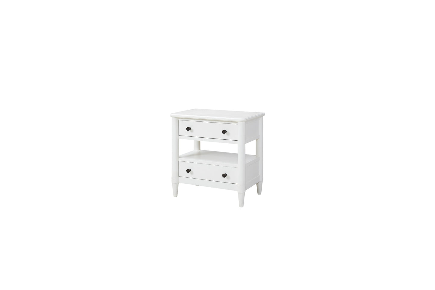 Citrus Heights Open Nightstand- White